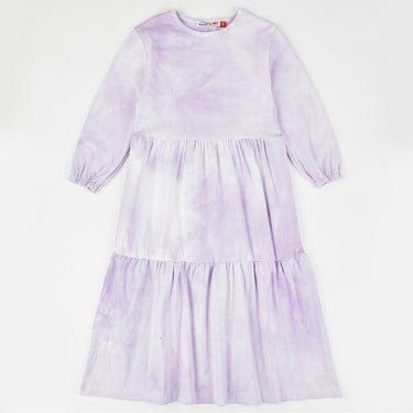 Tie Dye Tiered Dress